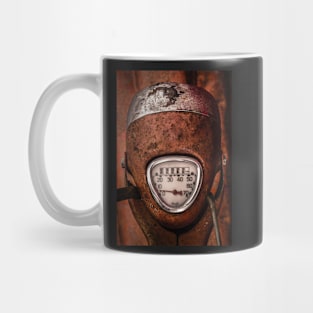 Rustic Speedometer Dial Mug